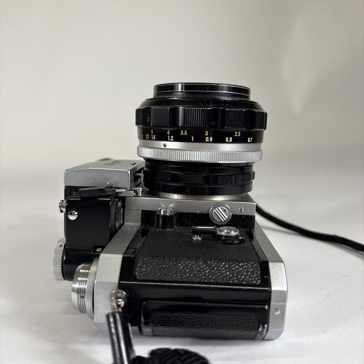 2502EL1360 Nikon F NIKKOR-S Auto 1:1.2 55mm Nikon пленочный фотоаппарат однообъективный зеркальный линзы комплект работоспособность не проверялась текущее состояние товар 