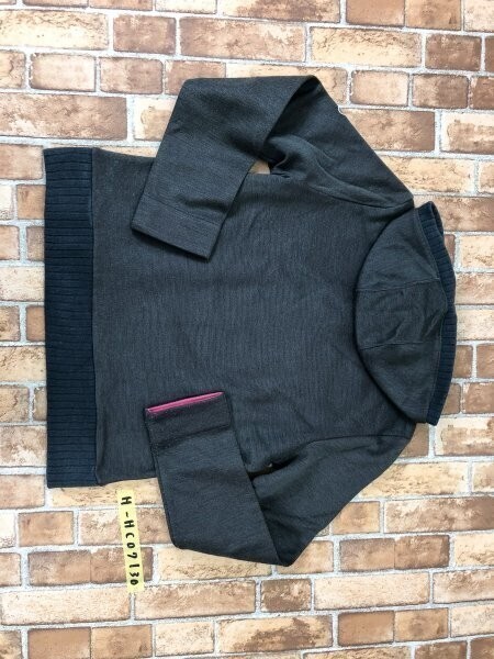 KAPPA カッパ レディース フーディー ニットパーカー M グレー ポリエステル他_画像5