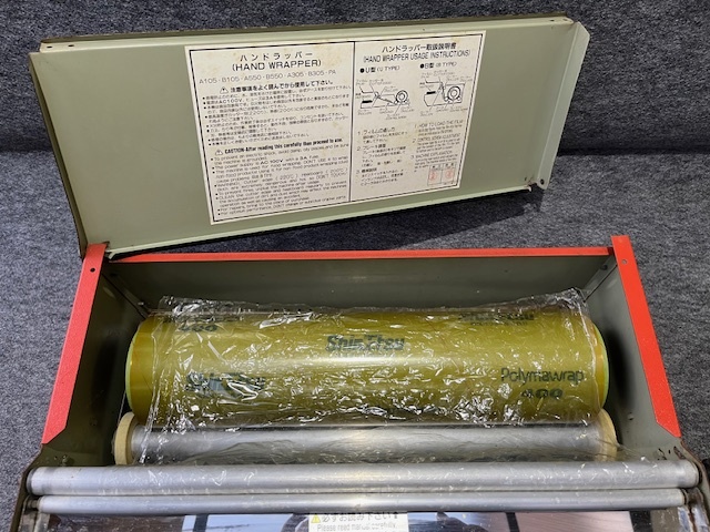 ＜送料込＞動作確認済み中古品 ARC ハンドラッパー 107B /400㎜ 40㎝ ラップ 包装機 HAND WRAPPER 電熱カット 食品 店舗 業務用_画像7