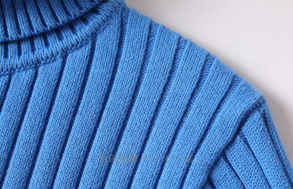 ☆新品メンズ タートルネック 感 ボーダー編み トップス カシミヤウール混 プルオーバー ニットセーター 秋冬 無地/ホワイトL_画像8