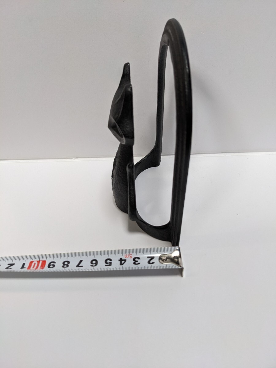 岩鋳　Iwachu　レタースタンド ネコ 黒 　南部鉄器　岩鋳製　鋳物　 置物　 猫　 黒猫　 インテリア_画像10