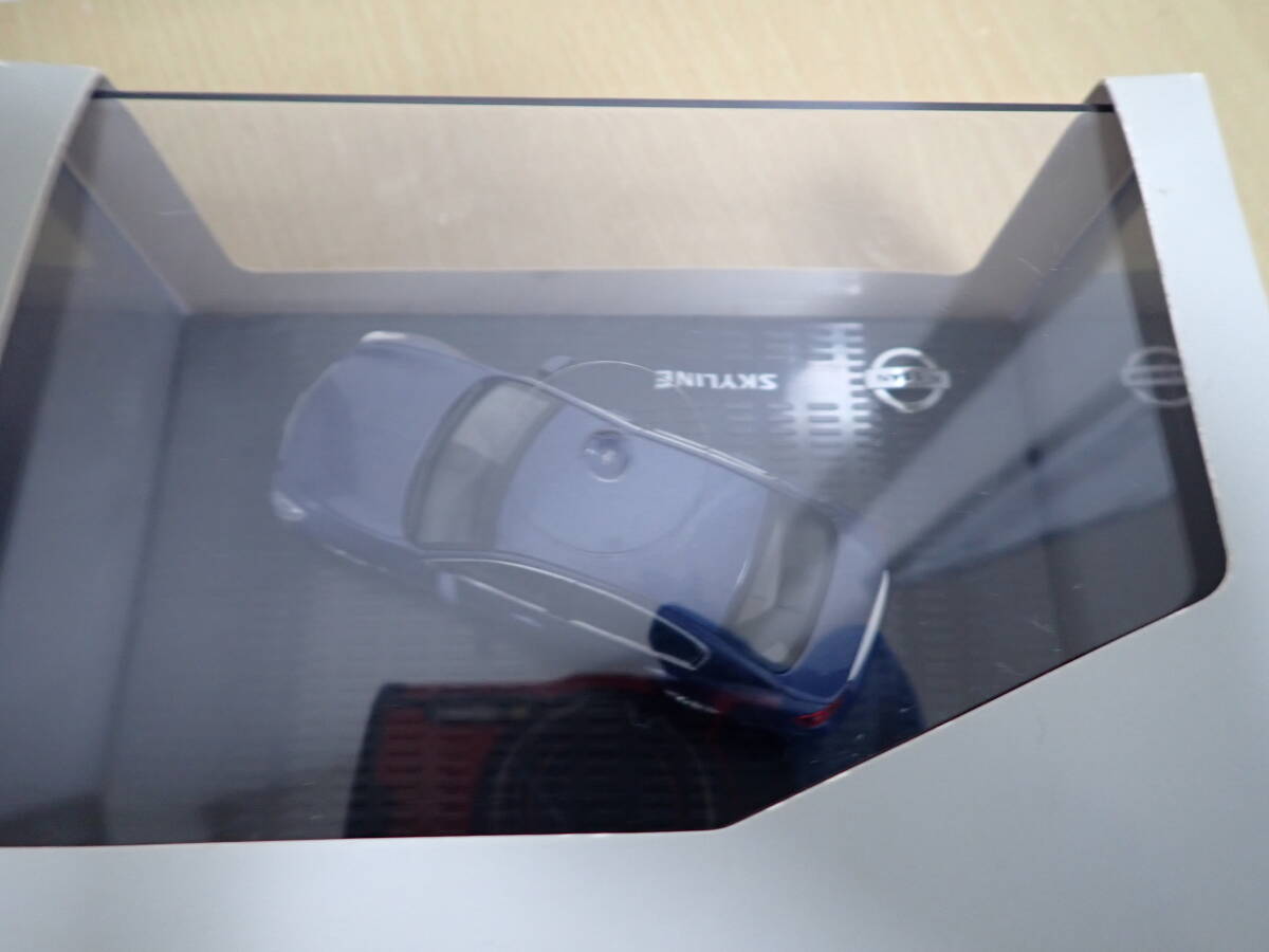 「S5B」まとめて2点 1/43 NISSAN ニッサン 日産 SKYLINE スカイライン ブルー 2008年 株主優待品　ミニカー_画像9