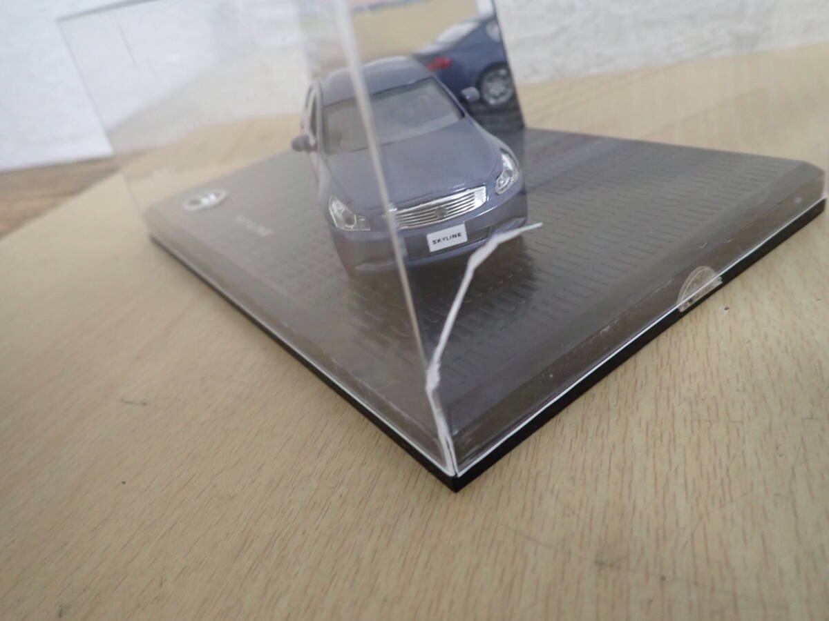 「S5B」まとめて2点 1/43 NISSAN ニッサン 日産 SKYLINE スカイライン ブルー 2008年 株主優待品　ミニカー_画像4