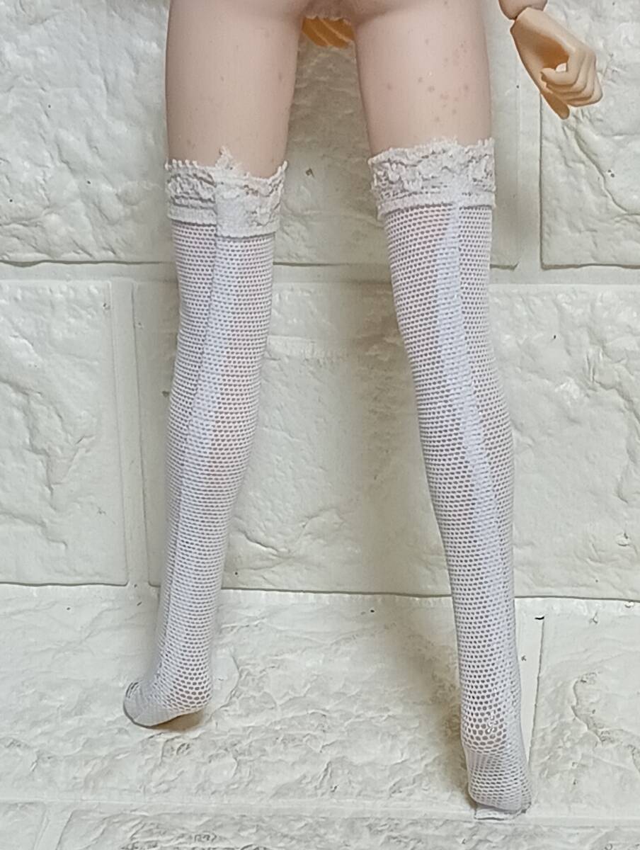  1/6スケール ファイセン TBLeague用：ホワイト　白色　ストッキング_画像4