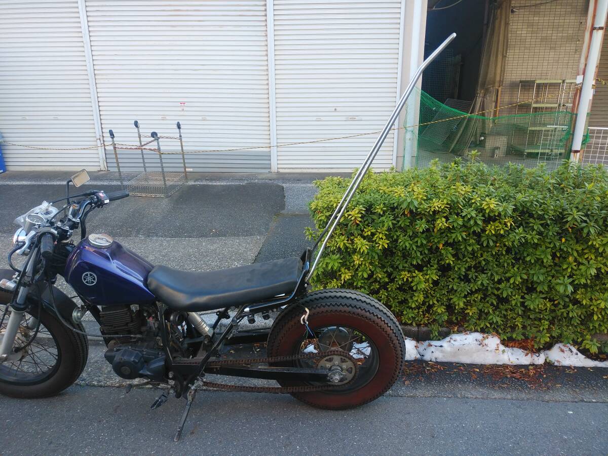 YAMAHA・TW200・シーシーバー(無塗装品) 当時物・新品・KIJIMA・光輪・ハリケーン・キタコ・デイトナ・リード工業_画像2