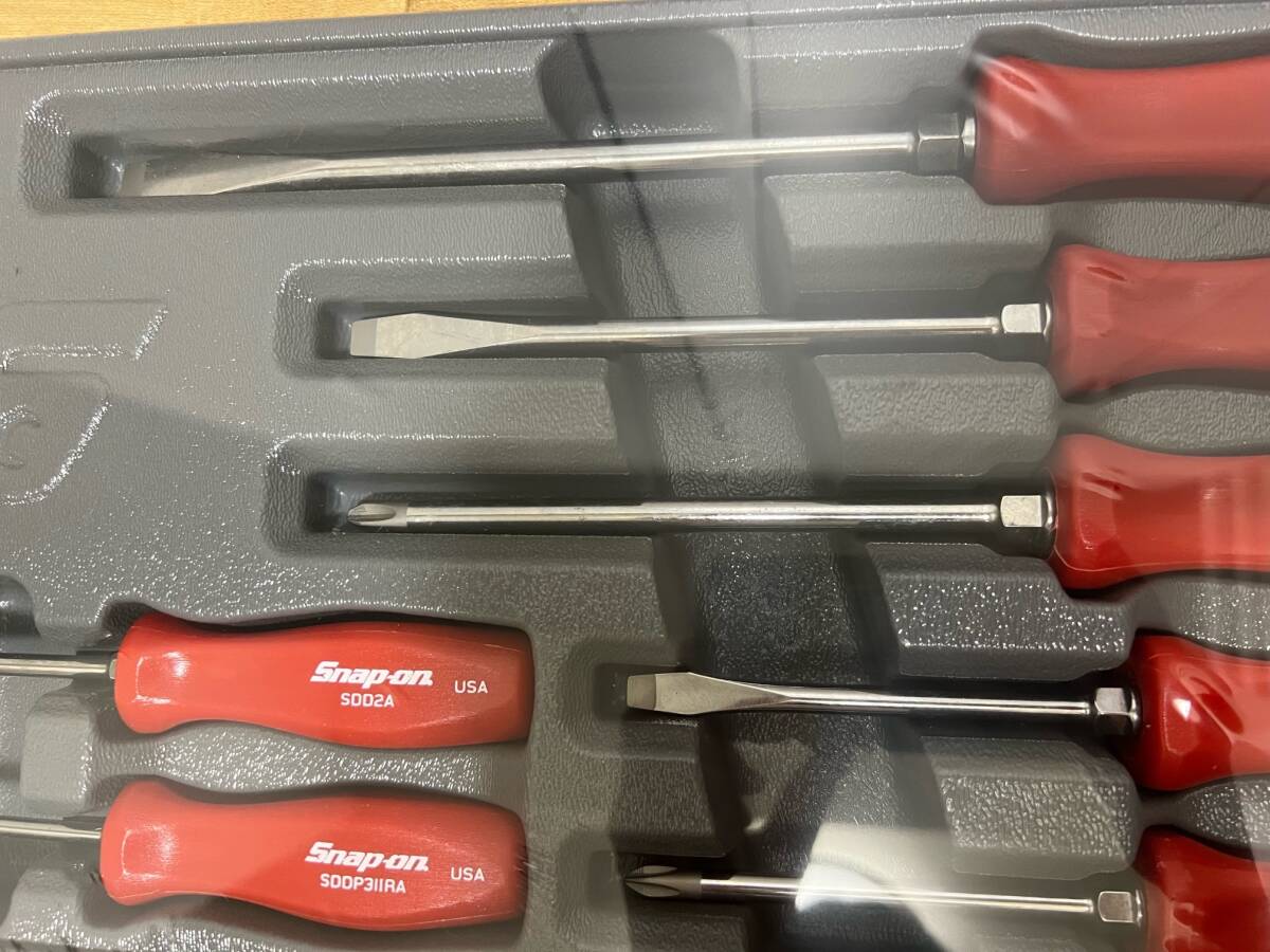 スナップオン Snap-on クラシックグリップドライバーセット SDDX70A新品未開封 （レッド）_画像2