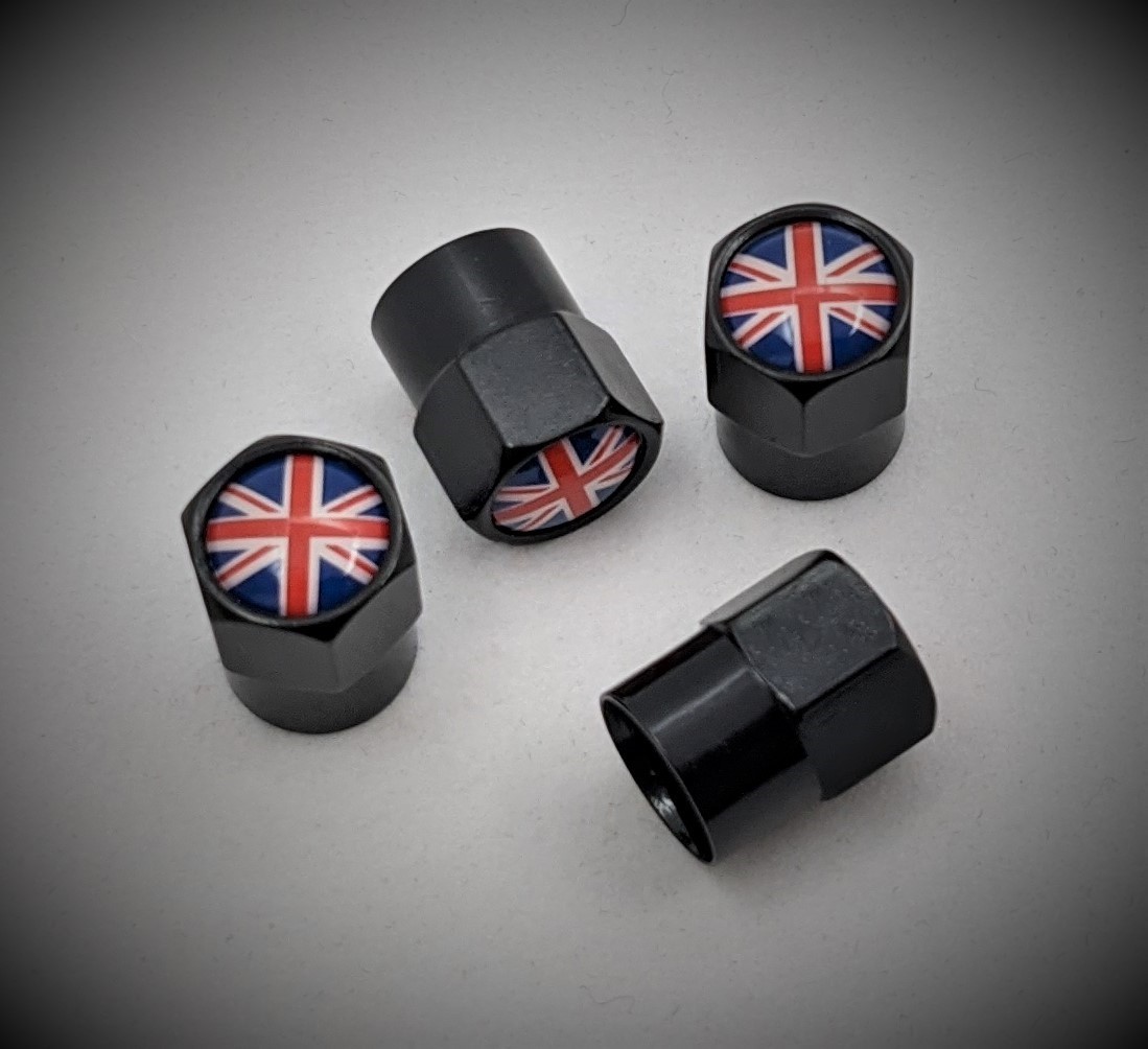  Англия национальный флаг чёрный шина воздушный крышка клапана # BMW Rover MINI ONE COOPER S JCW one Cooper кроссовер Clubman custom 