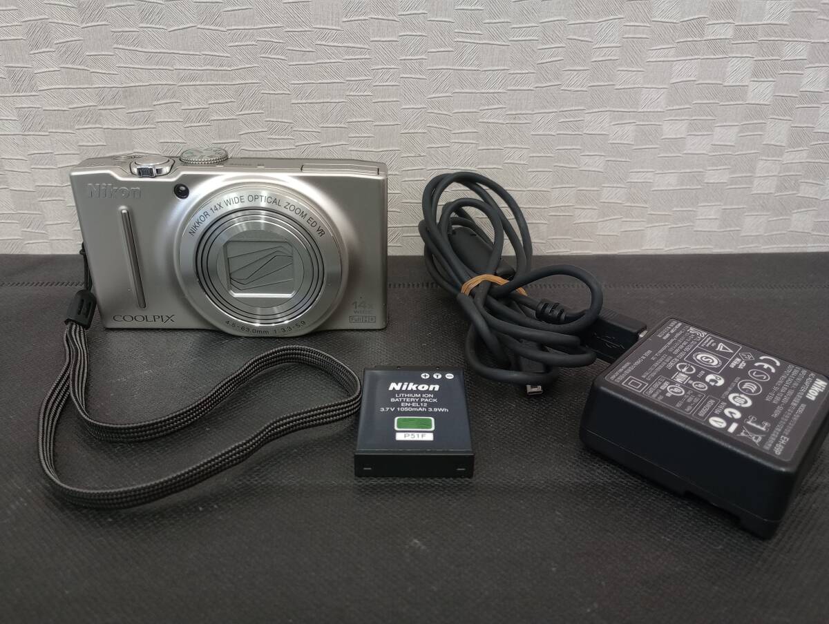 Nikon Nikon COOLPIX Coolpix S8200 цифровая камера цифровая камера рабочее состояние подтверждено с зарядным устройством .