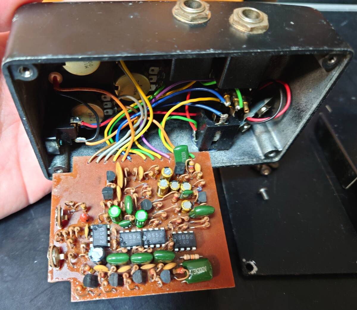 ☆ 日本製ビンテージ!! Nadine's PHASER ステレオ アナログ フェイザー 中古 エフェクター ☆_画像9