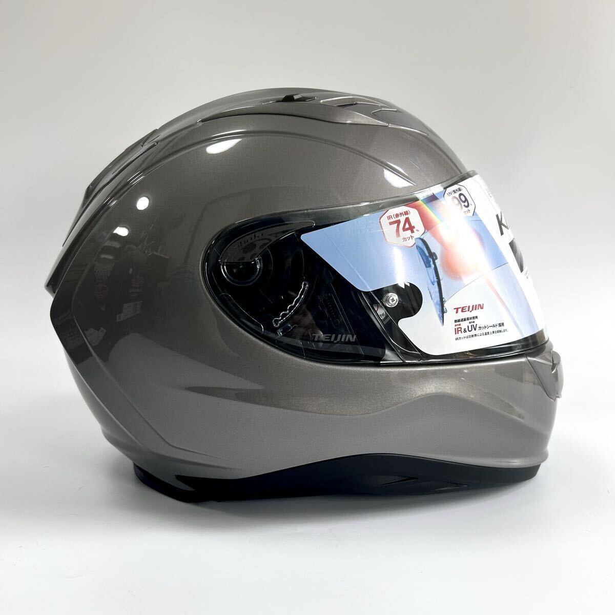  новый товар OGK KABUTO KAMUI-3 обычная цена 41800 иен Kabuto Kamui 3 XS размер full-face шлем прохладный стальной ruA71110-3