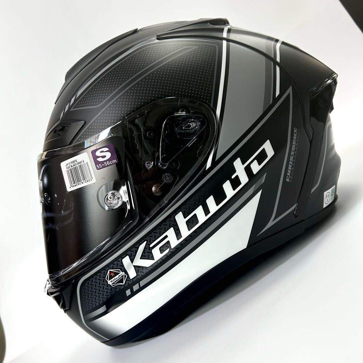 ★23年製 OGK KABUTO F-17 FORTE Sサイズ 55-56cm オージーケー カブト フルフェイス ヘルメット SG規格 新品 A71111-1_画像1