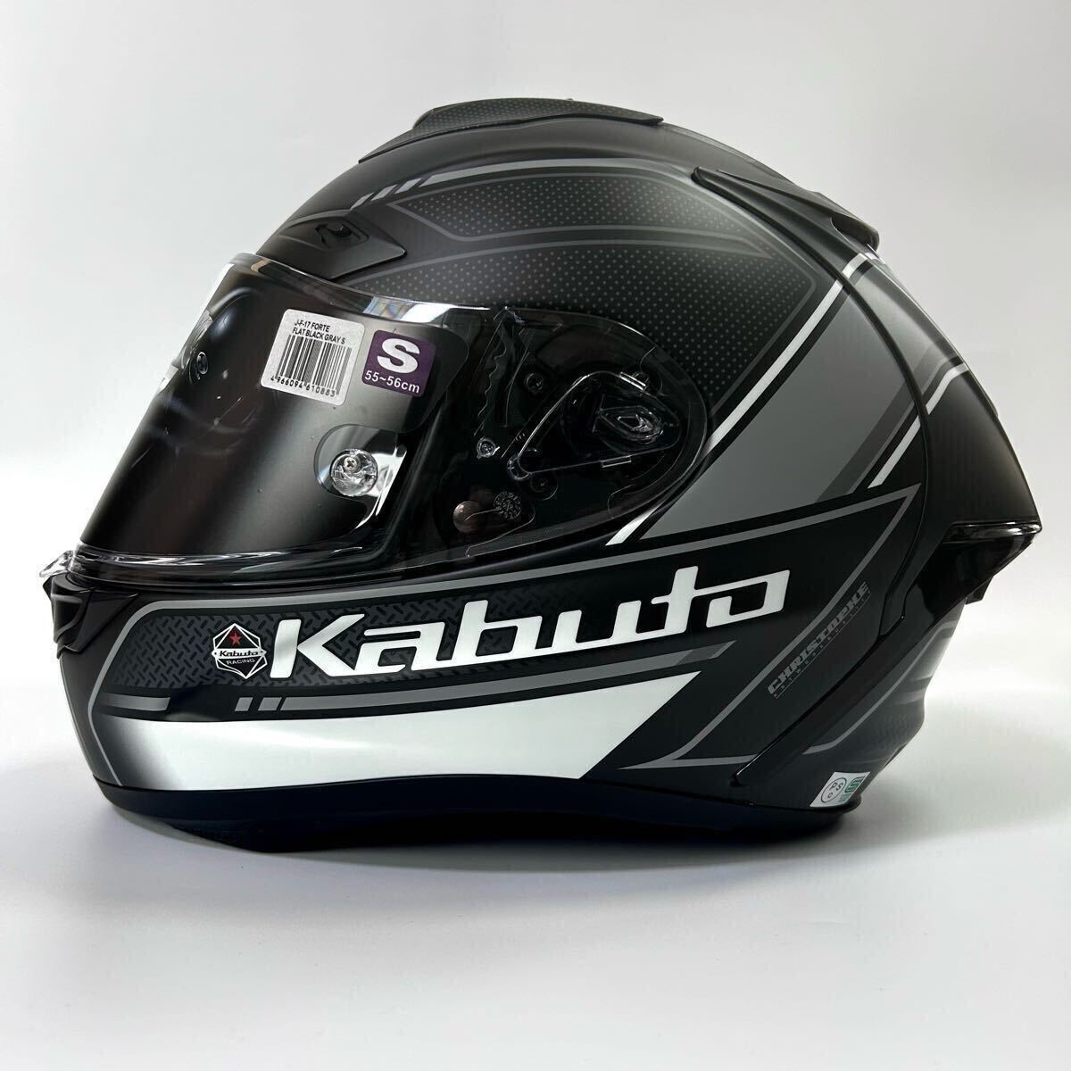 ★23年製 OGK KABUTO F-17 FORTE Sサイズ 55-56cm オージーケー カブト フルフェイス ヘルメット SG規格 新品 A71111-1_画像6