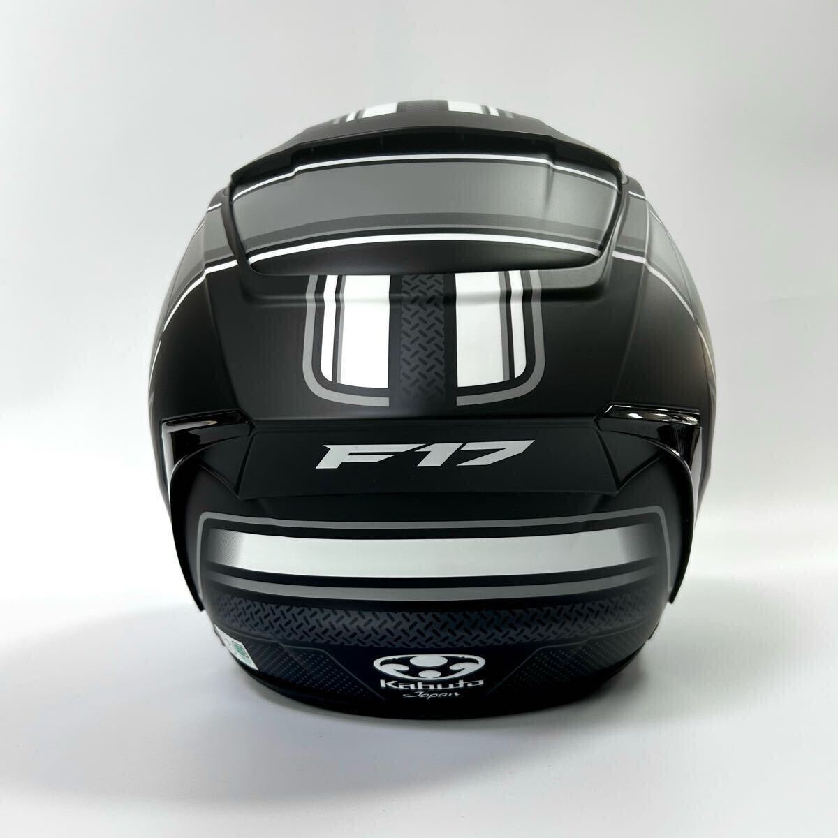 ★23年製 OGK KABUTO F-17 FORTE Sサイズ 55-56cm オージーケー カブト フルフェイス ヘルメット SG規格 新品 A71111-1_画像8