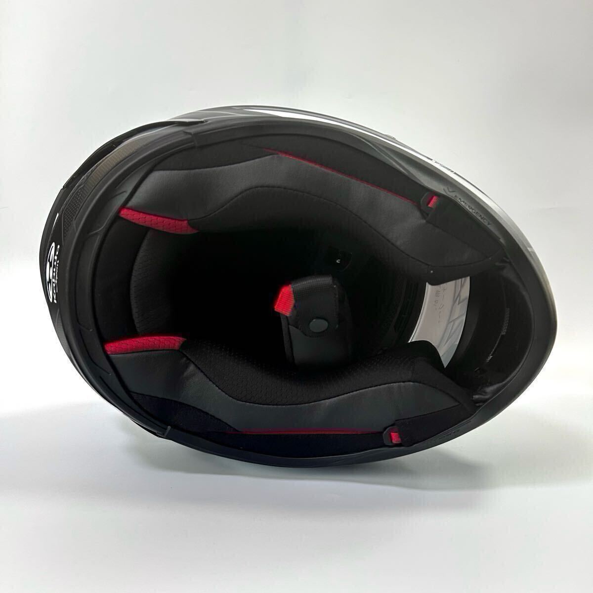 ★23年製 OGK KABUTO F-17 FORTE Sサイズ 55-56cm オージーケー カブト フルフェイス ヘルメット SG規格 新品 A71111-1_画像9