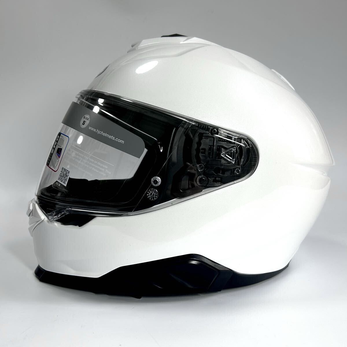 特価 HJC i71 PEARL WHITE Sサイズ フルフェイスヘルメット パールホワイト 規格SG/JIS 定価29920円 RSタイチ A71111-12_画像5