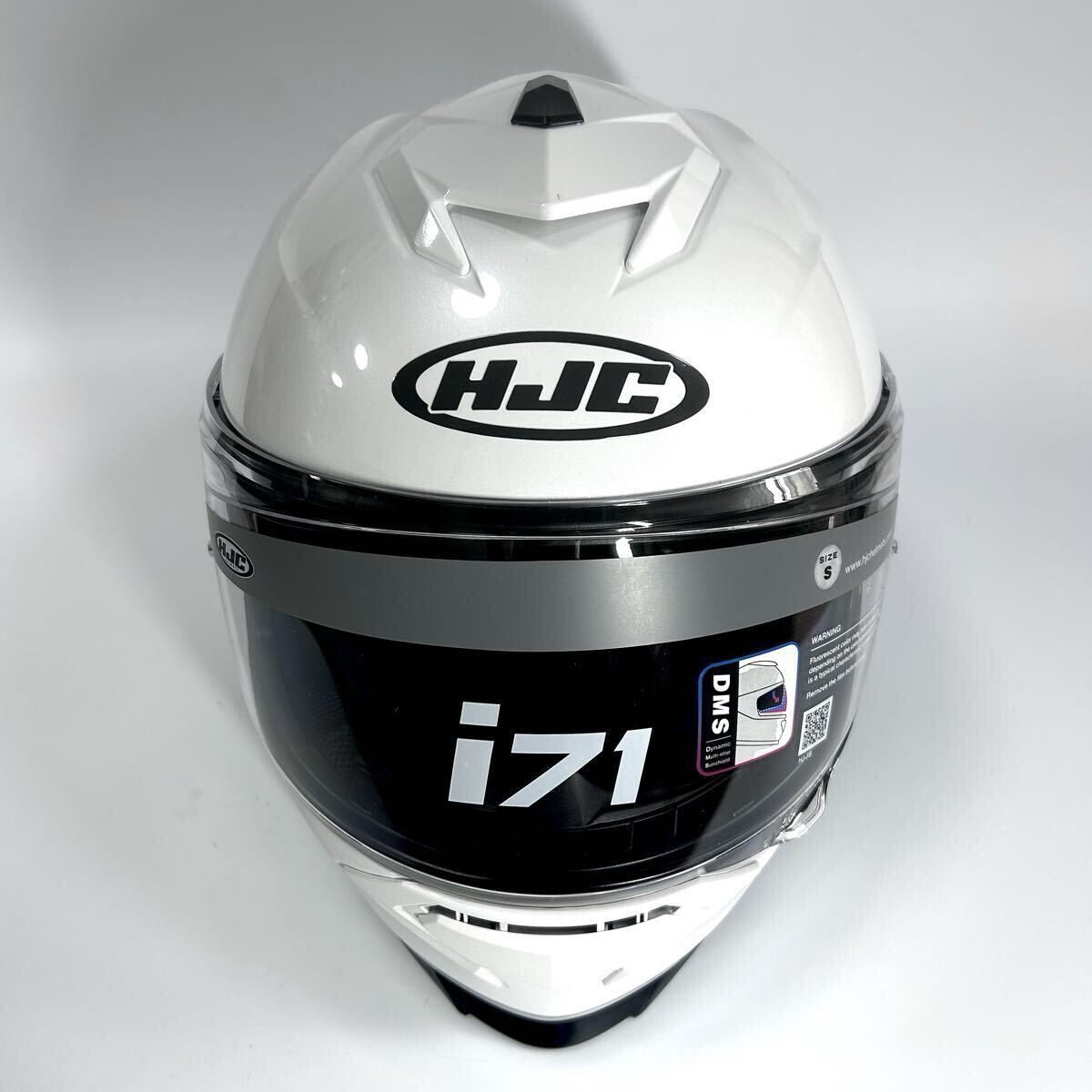 特価 HJC i71 PEARL WHITE Sサイズ フルフェイスヘルメット パールホワイト 規格SG/JIS 定価29920円 RSタイチ A71111-13_画像4