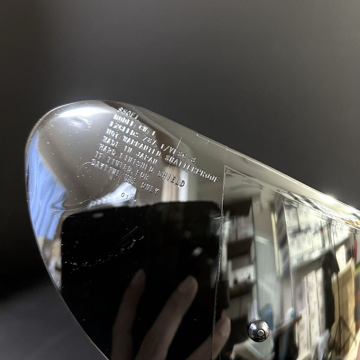 [ снят с производства ] SHOEI оригинальный titanium UV ракушка ta- Shoei CW-1 зеркало защита X-TWELVE XR-1100 Z-6 шлем все размер вместе для нового товара A71117-12