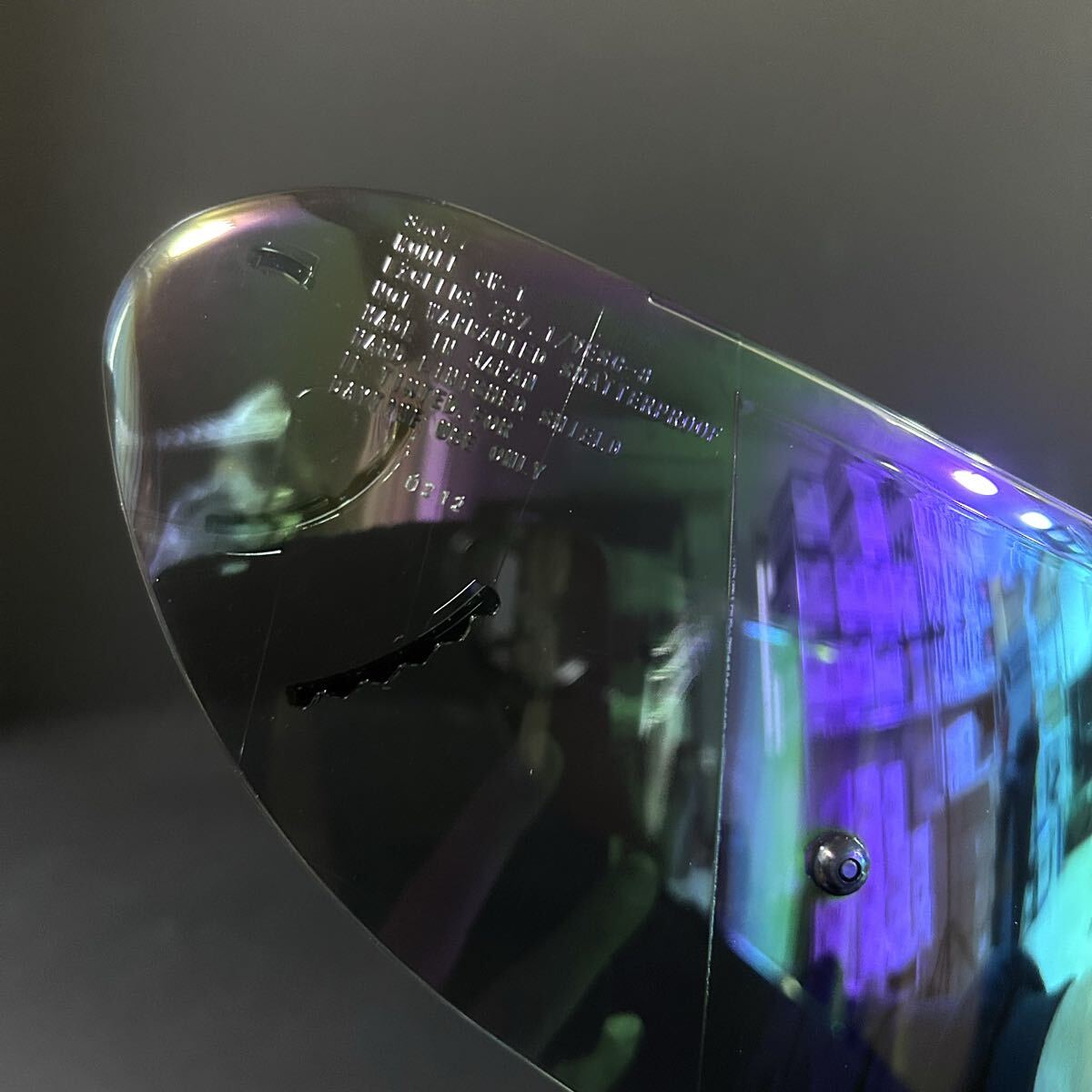 [ снят с производства ] SHOEI оригинальный titanium UV ракушка ta- Shoei CW-1 зеркало защита X-TWELVE XR-1100 Z-6 шлем все размер вместе для нового товара A71119-2