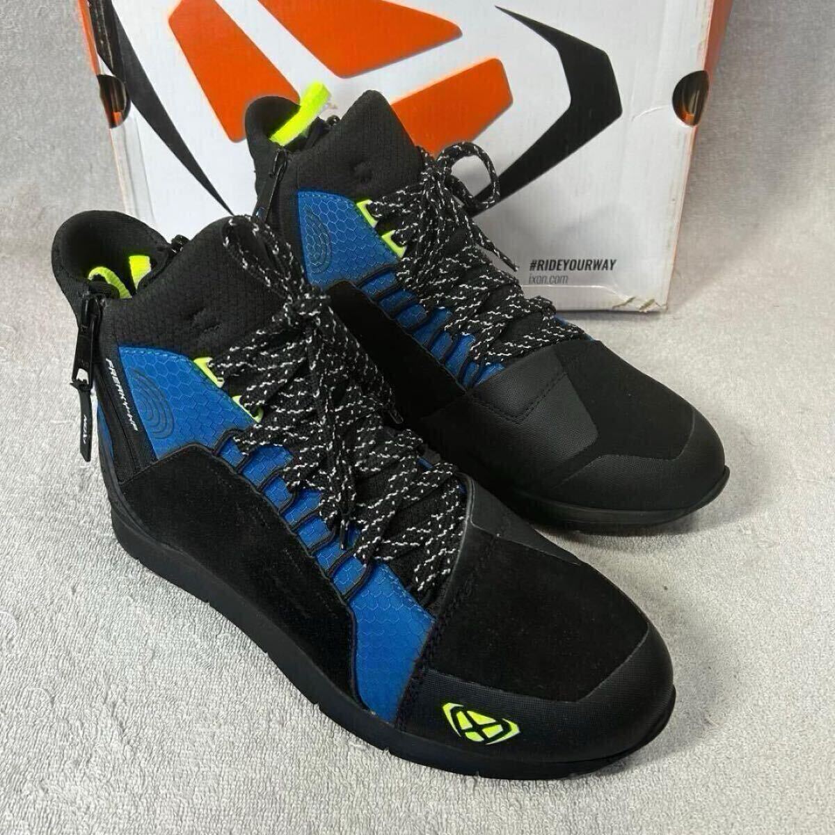 ★特価 IXON FREAKY WP 41 26.0cm イクソン 防水 ライディングシューズ 508101004 両サイドZIP CE認証 バイク 靴 新品 A71121-3_画像2