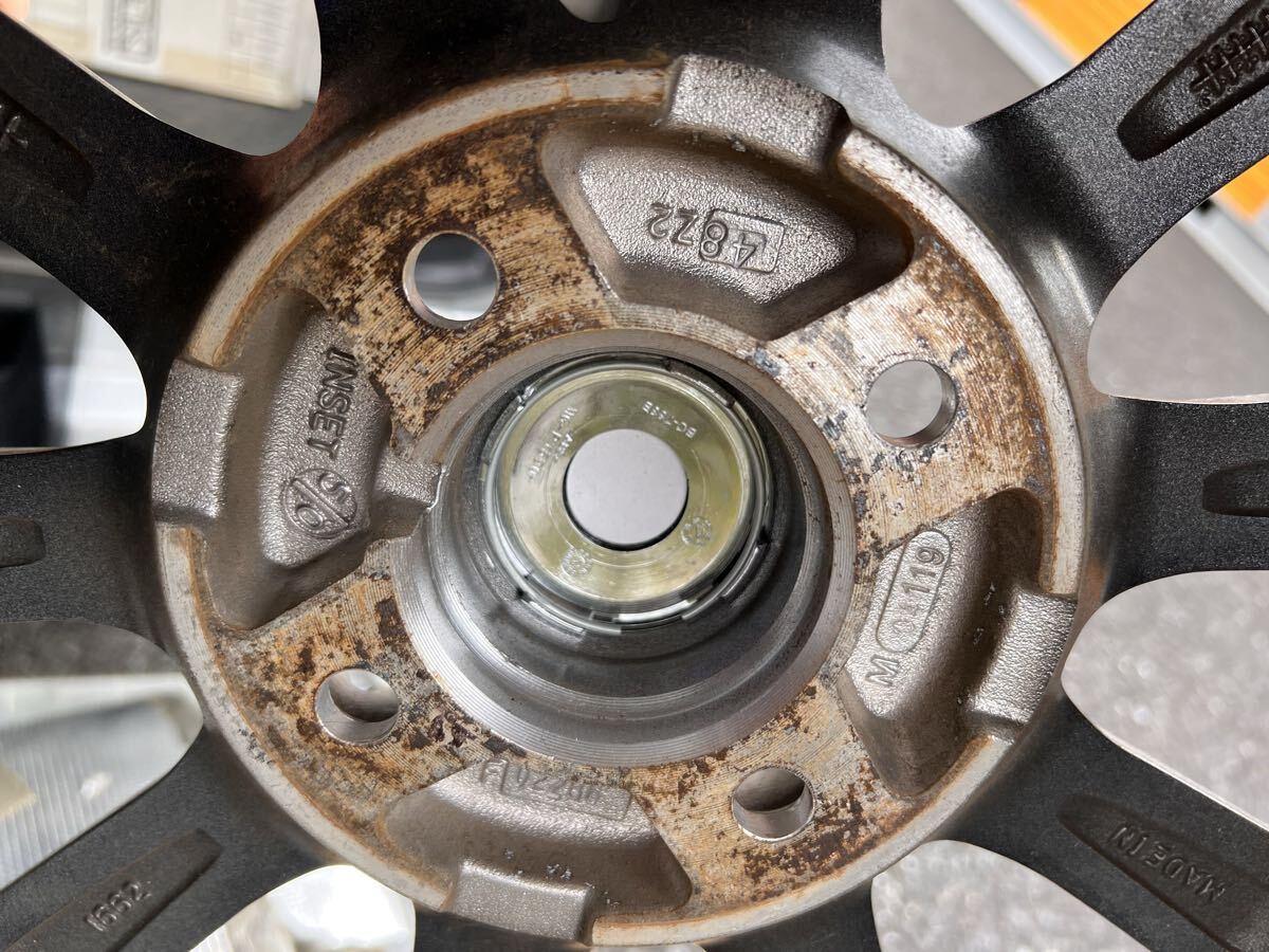 15inch アルミホイール4本SET 15×5.5j +50 4H PCD100 アルミホイール_画像5