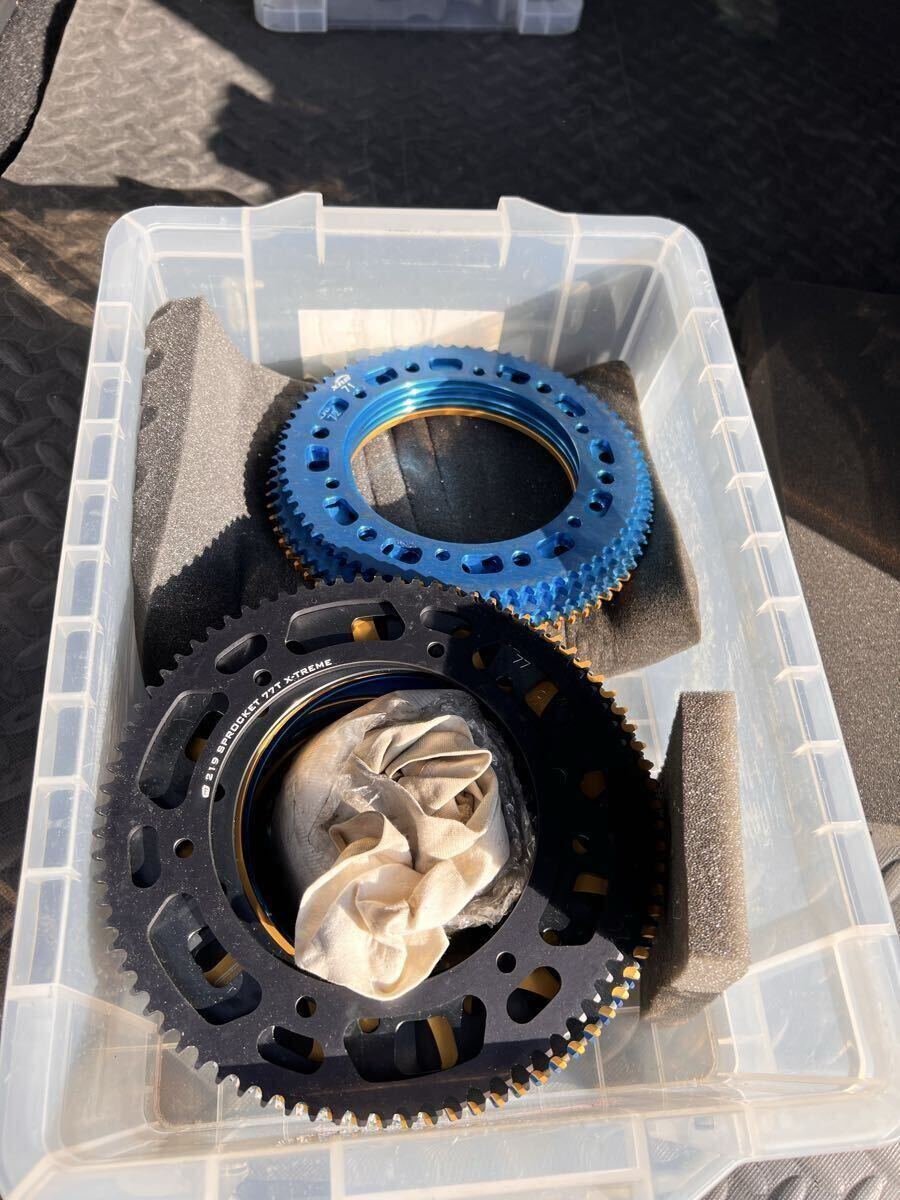 219スプロケット　未使用品＆使用品sat 219 kart スプロケ　レーシングカート　_画像1