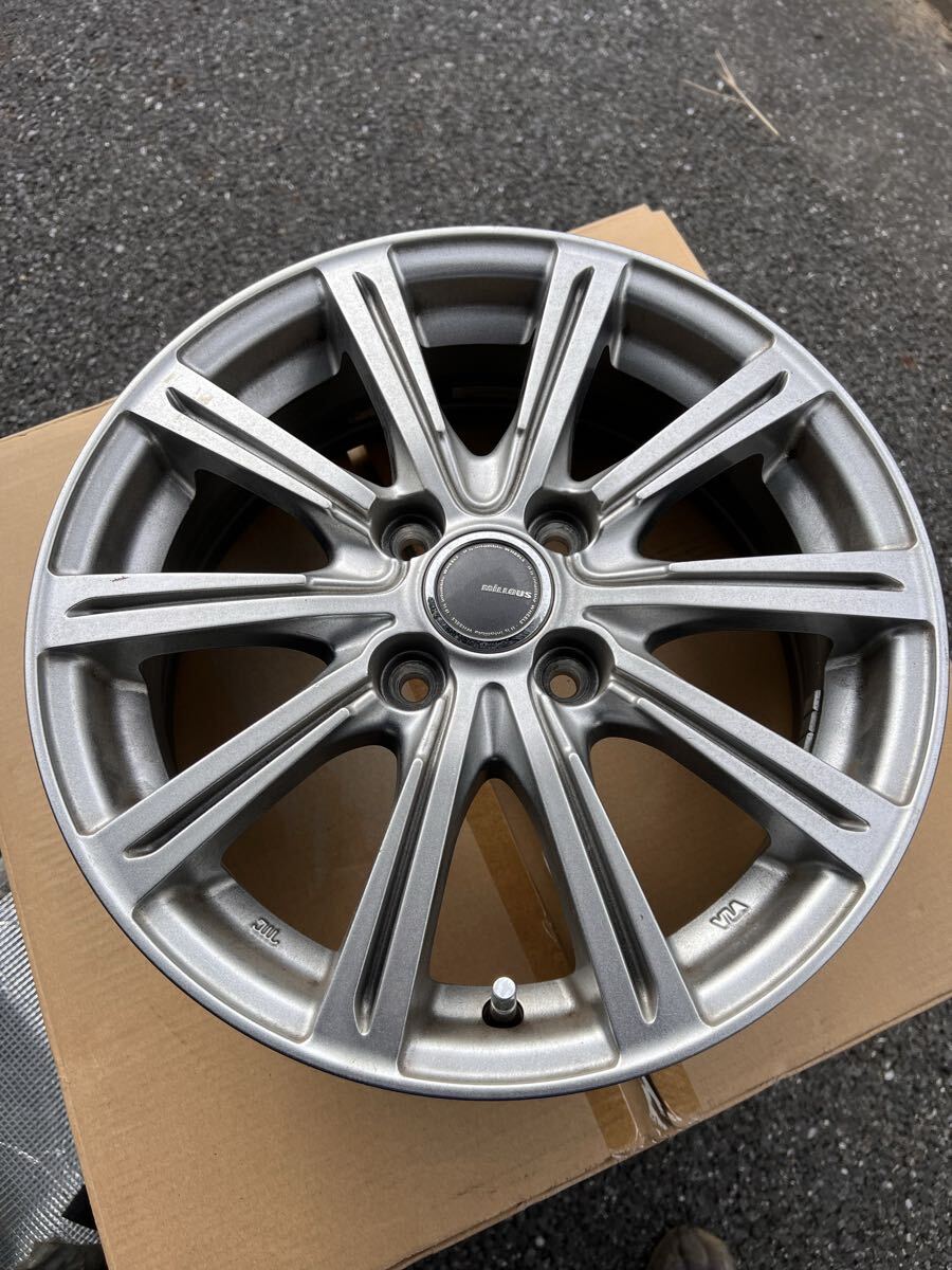 15inch アルミホイール4本SET 15×5.5j +50 4H PCD100 アルミホイール_画像2