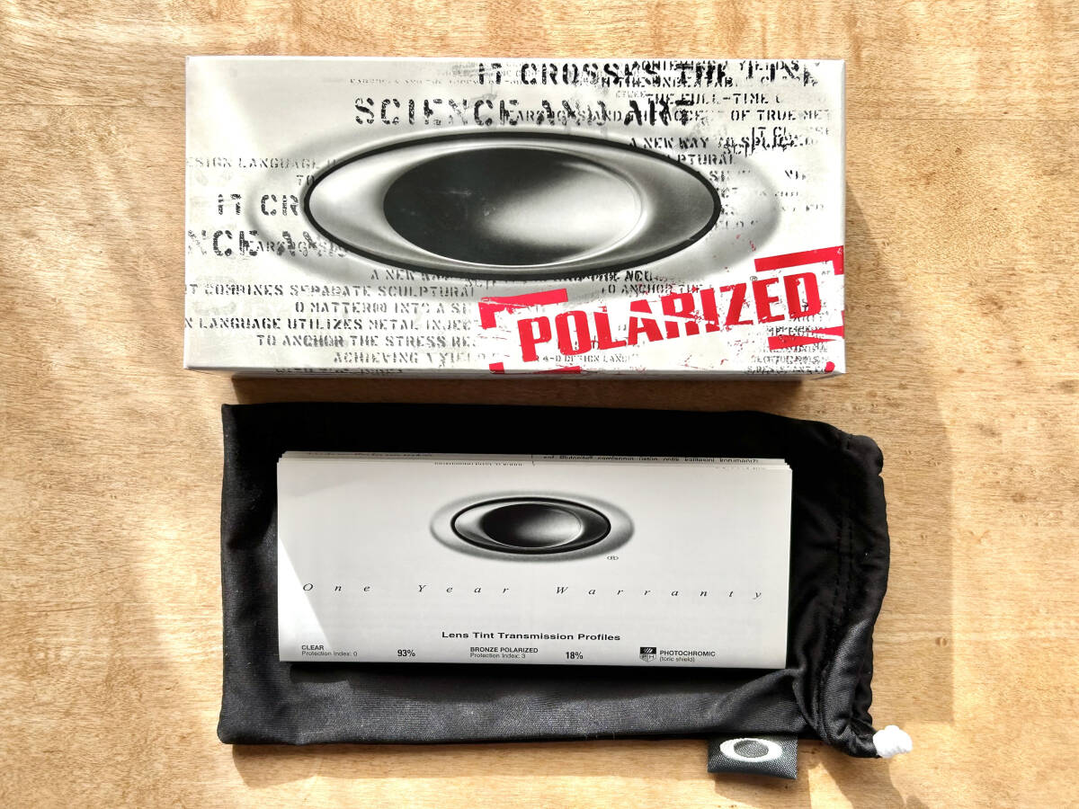OAKLEY Stright Jacket POLARIZEDオークリー ストレートジャケット偏光レンズ_画像9