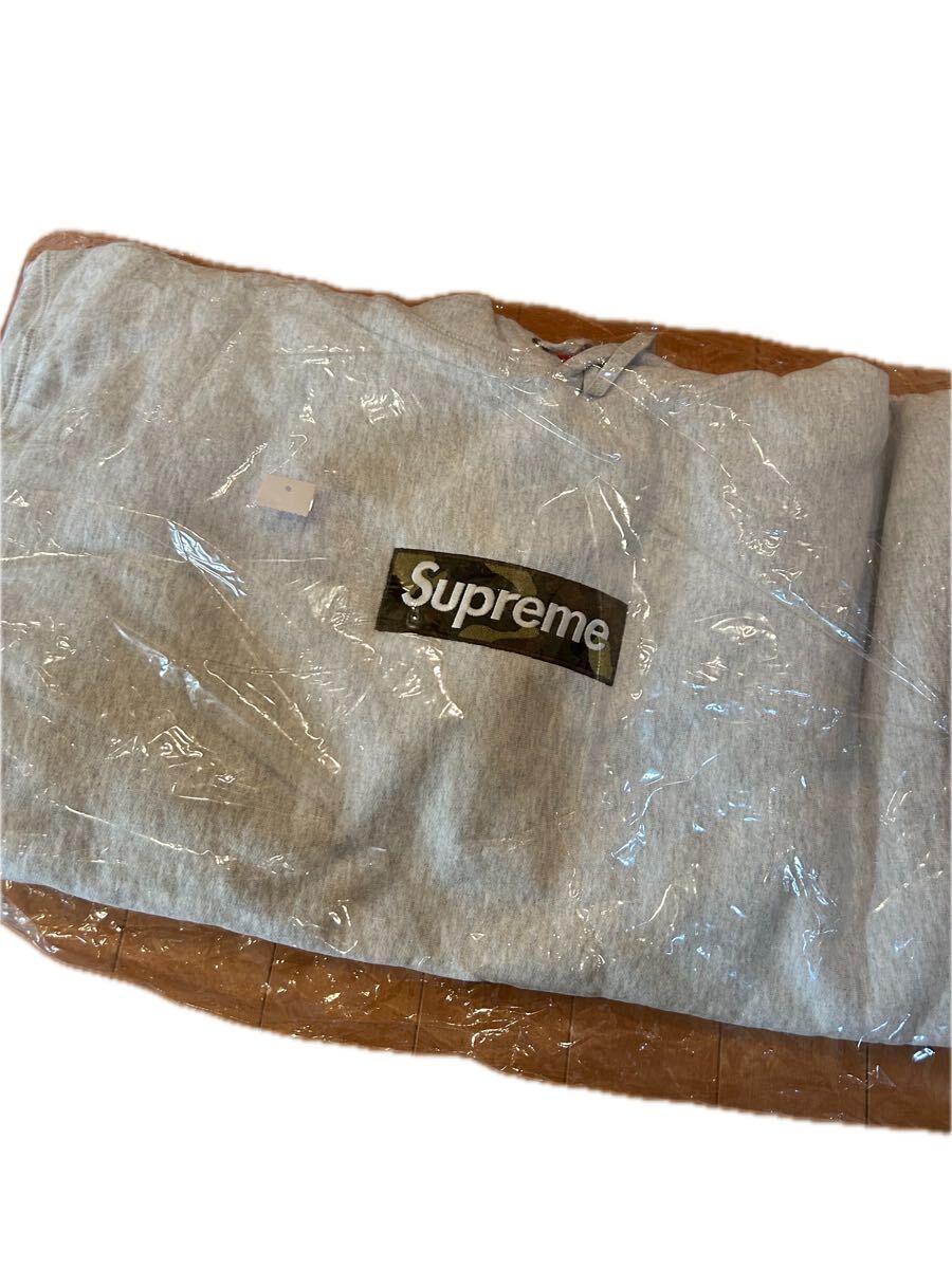 Supreme box logo hooded sweat shirt NIGO シュプリーム ボックス ロゴ フーデッド スウェット シャツ camo カモ 迷彩 grey グレー ニゴ_画像3