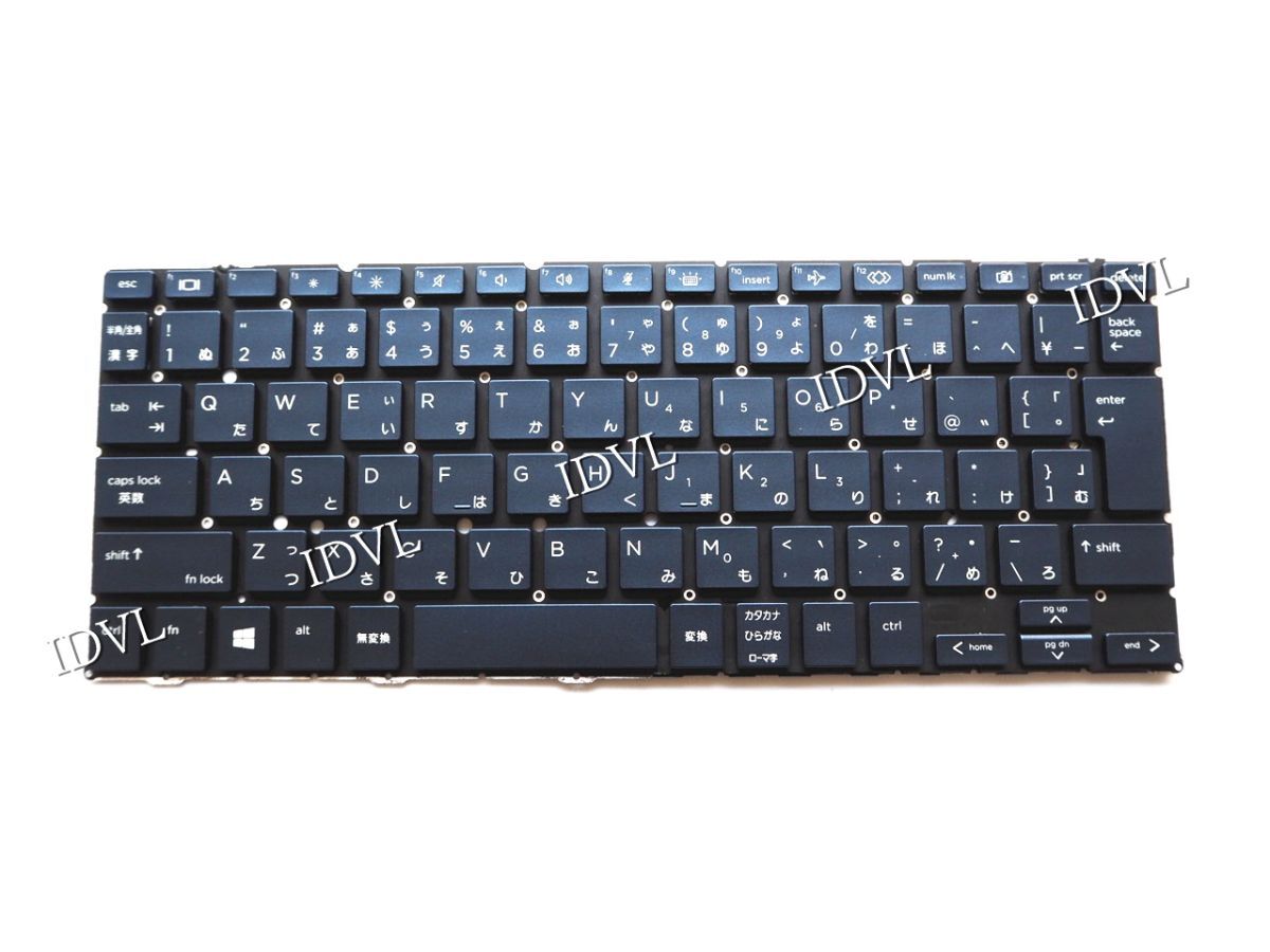 送料200円~HP Elite Dragonfly G2 日本語キーボード 青色 バックライト搭載_画像1