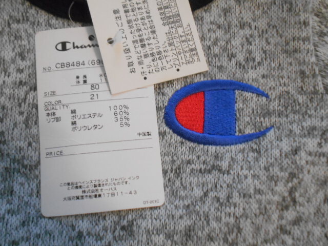 Champion・チャンピオン/ヘインズ☆キッズ80cm☆裏起毛♪かわいいワンピースデザインロンパース 未使用品_画像5