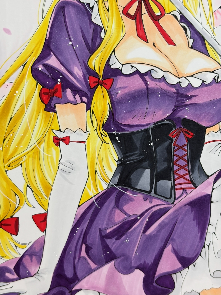  большой карточка для автографов, стихов, пожеланий такой же человек ручные иллюстрации / восток person Project.. фиолетовый / большой карточка для автографов, стихов, пожеланий размер исходная картина самый ..A006