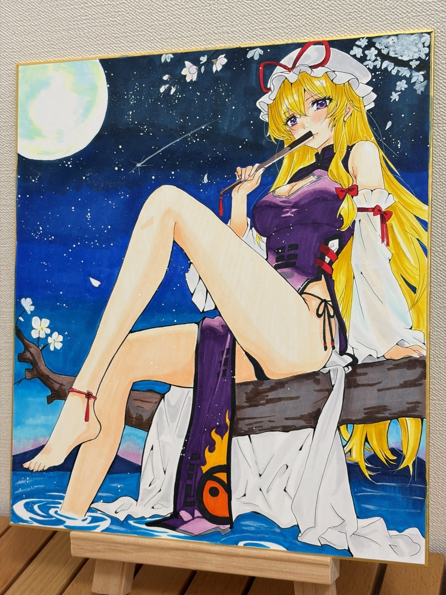  большой карточка для автографов, стихов, пожеланий такой же человек ручные иллюстрации / восток person Project.. фиолетовый / большой карточка для автографов, стихов, пожеланий размер исходная картина самый ..A008