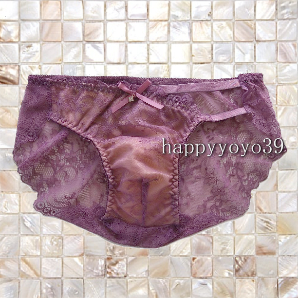 新品L(LL)アンティックローズ花柄レース片脇ゴム 男性体型 ジェンダーMTFショーツ LGBT トランスジェンダー 女性 男性パンティ匿名配送_画像6