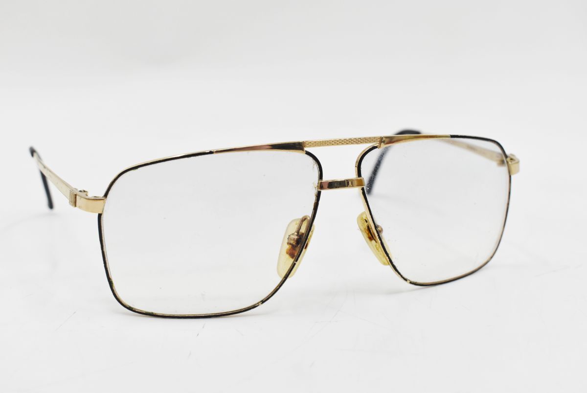 (1S 1112T5)1 иен ~ dunhill Dunhill ALFRED DUNHILL Alfred * Dunhill очки очки раз есть Gold 