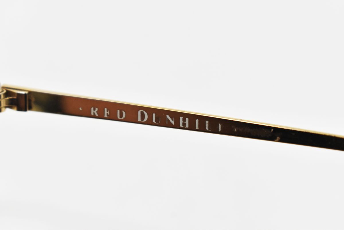 (1S 1112T5)1 иен ~ dunhill Dunhill ALFRED DUNHILL Alfred * Dunhill очки очки раз есть Gold 