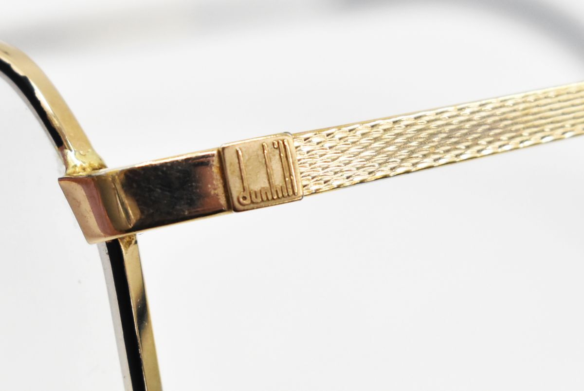 (1S 1112T5)1 иен ~ dunhill Dunhill ALFRED DUNHILL Alfred * Dunhill очки очки раз есть Gold 