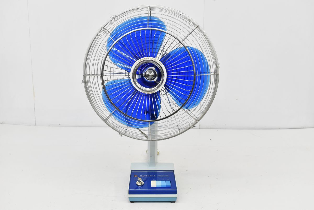 (1291R 1119T1)* включение в покупку не возможно *1 иен ~ National National вентилятор настольный .F-40SQ 100V PANACOOL 40cm 3 крыльев лиловый [ электризация рабочее состояние подтверждено ]