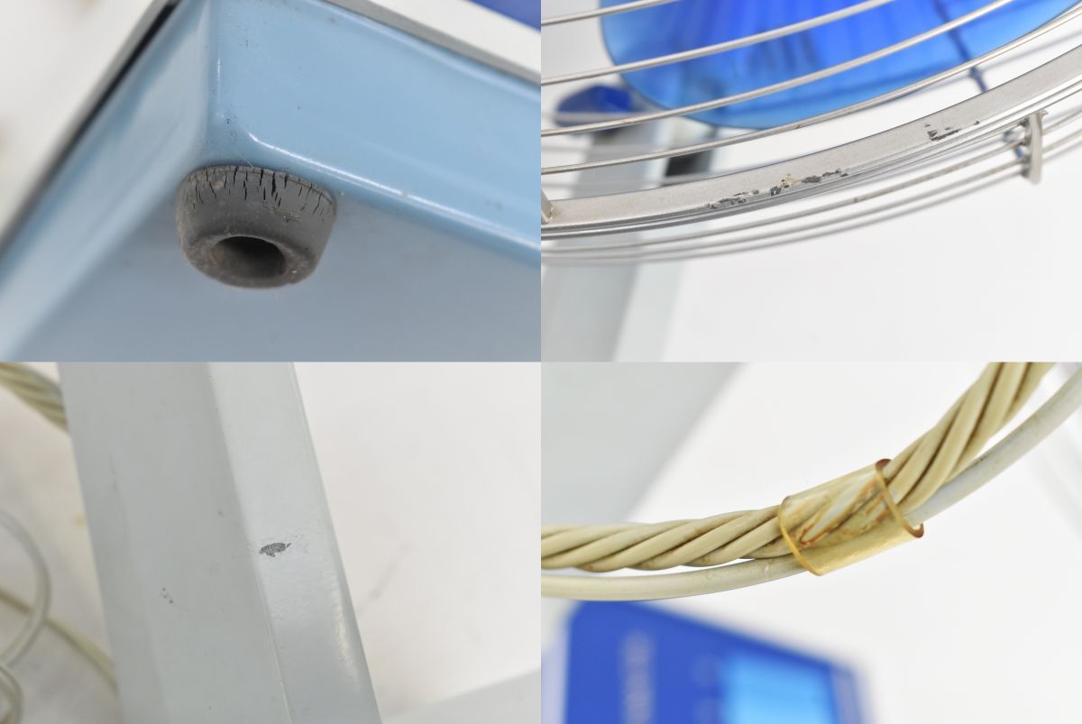 (1291R 1119T1)* включение в покупку не возможно *1 иен ~ National National вентилятор настольный .F-40SQ 100V PANACOOL 40cm 3 крыльев лиловый [ электризация рабочее состояние подтверждено ]