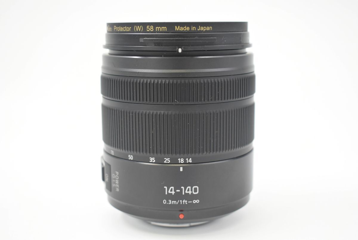 (1301S 1126H10) 1 иен ~ Panasonic Panasonic объектив H-FS14140 0.3m/1ft LUMIX Zeta Protector 58mm текущее состояние товар 