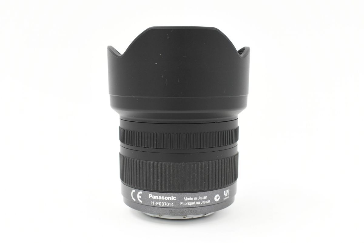 (1301S 1126H9) 1 иен ~ Panasonic Panasonic объектив H-F007014 1:4/7-14 0.25m LUMIX рыба глаз линзы широкий цветок форма линзы капот текущее состояние товар 