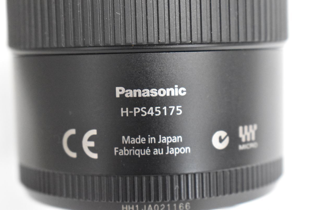 (1301S 1127M4) 1 иен ~ Panasonic Panasonic H-PS45175 LUMIX G X VARIO 45-175mm F4.0-5.6 телеобъектив линзы капот текущее состояние товар 