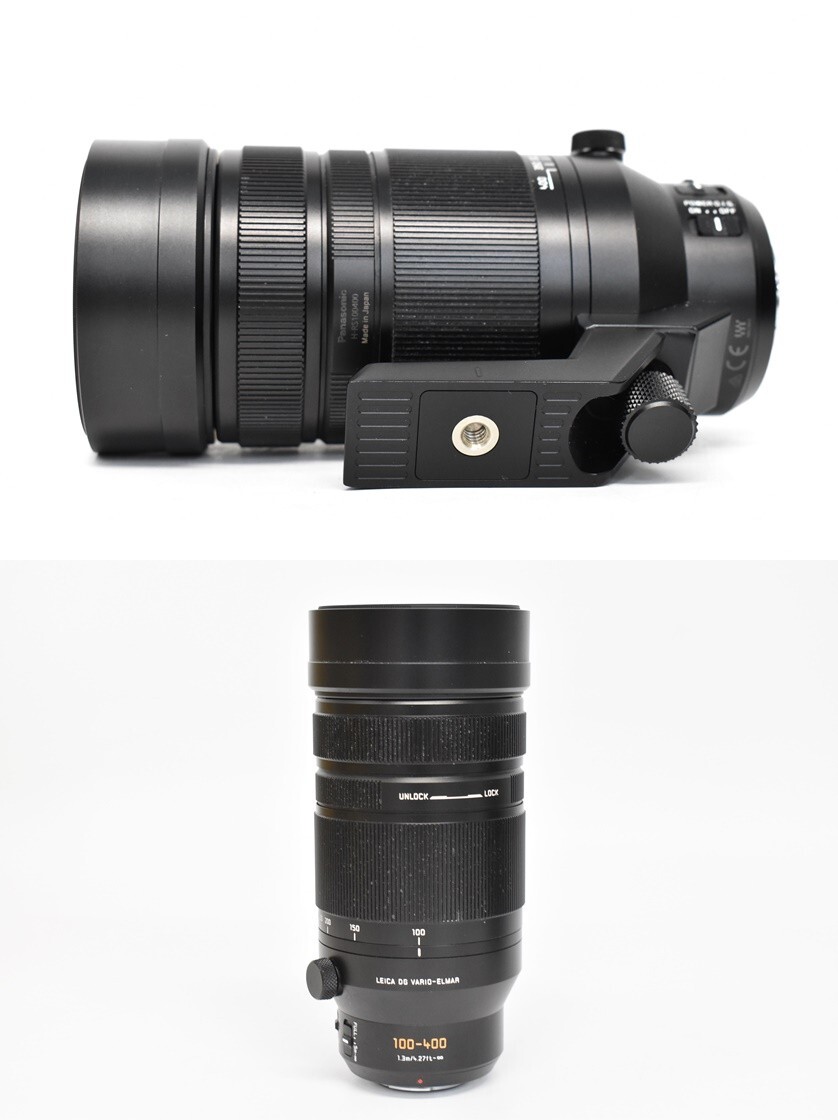 (1301S 1126M7) 1 иен ~ Panasonic Panasonic LUMIX Lumix линзы LEICA DG VARIO-ELMAR 1:4.0-6.3/100-400 ASPH. 72 текущее состояние товар 