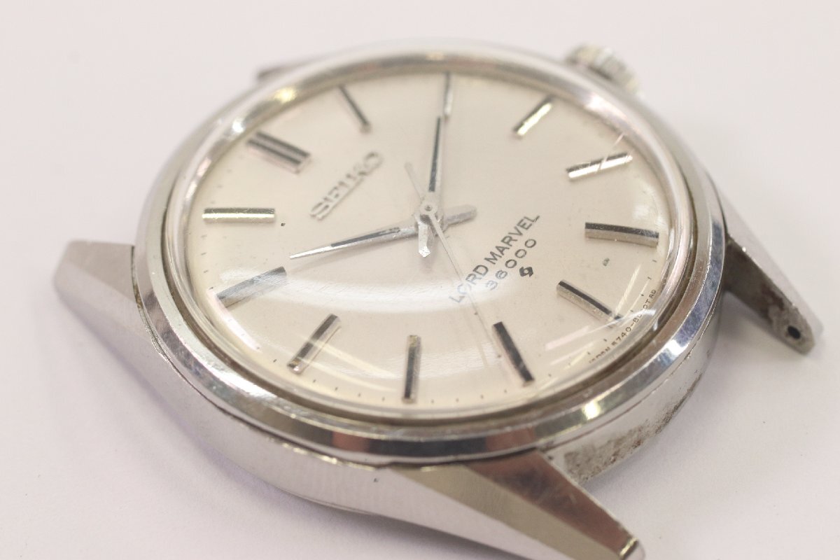 SEIKO セイコー LORD MARVEL ロードマーベル 36000 5740-8000 手巻き メンズ 腕時計 フェイスのみ アンティーク 稼働品 4198-HA_画像7