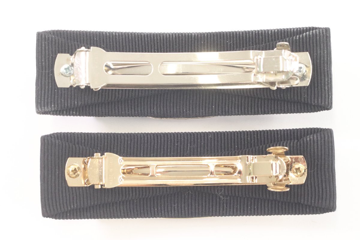 [2 пункт ]Salvatore Ferragamo Salvatore Ferragamo vala лента заколка Stone Vintage . останавливать аксессуары для волос 4313-K