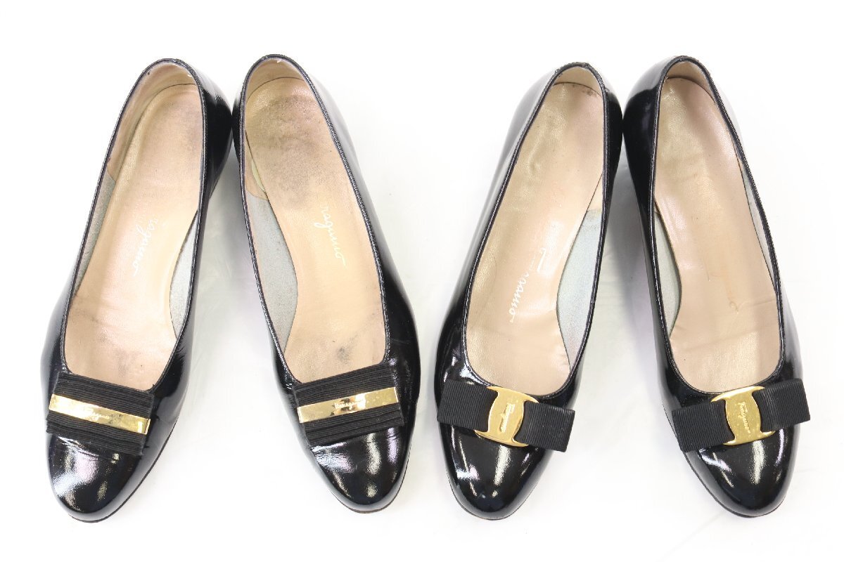 [16 пункт ]Salvatore Ferragamo Ferragamo туфли-лодочки / каблук / ботинки и т.п. обувь обувь размер 4 5 6 7 7 1/2 и т.п. женский продажа комплектом 4447-MM