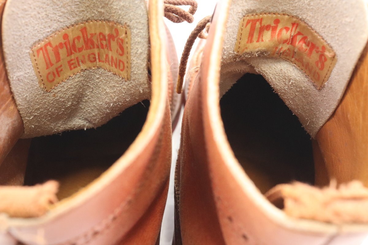 Tricker’s トリッカーズ カントリーブーツ ウイングチップ サイズ 5 1/2 レザー 靴 シューズ レディース ファッション ブラウン系 4348-MM_画像7