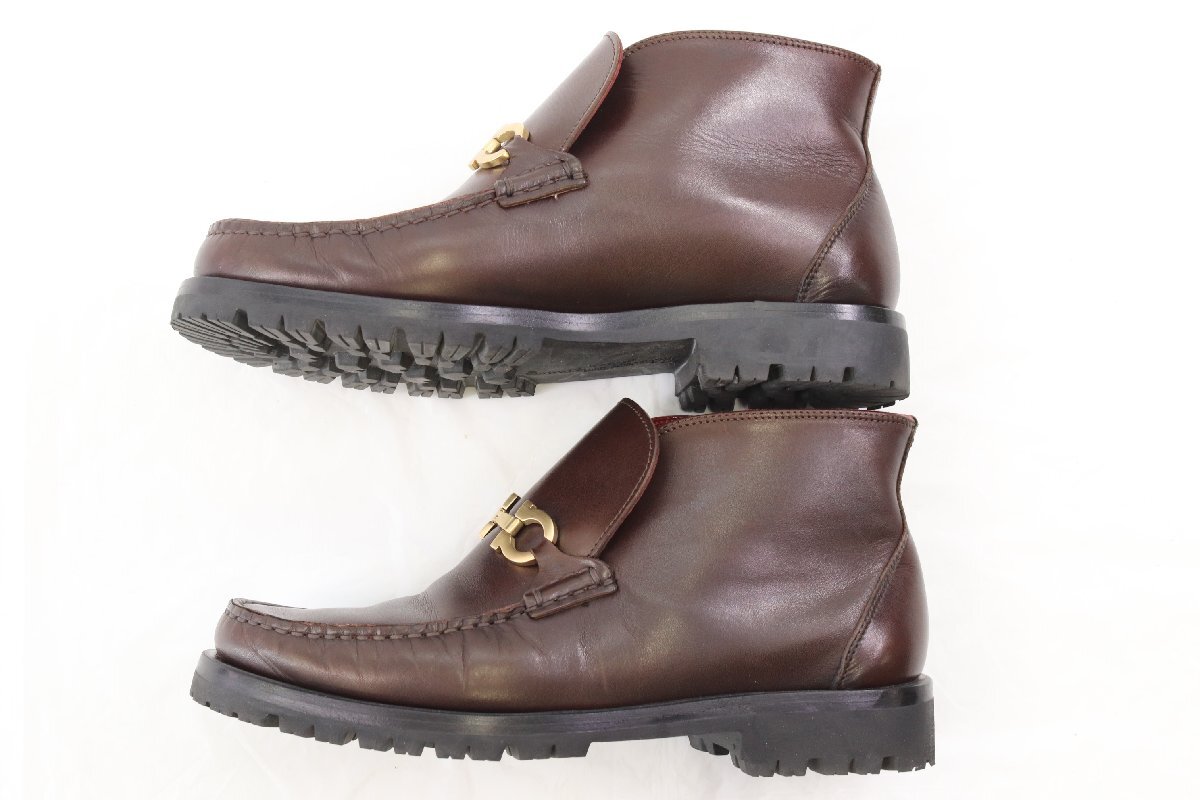 Salvatore Ferragamo Ferragamo размер 6 кожа кожа обувь короткие сапоги обувь женский модные аксессуары оттенок коричневого 4355-MM