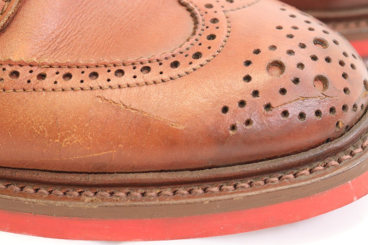 Tricker’s トリッカーズ カントリーブーツ ウイングチップ サイズ 5 1/2 レザー 靴 シューズ レディース ファッション ブラウン系 4348-MM_画像9