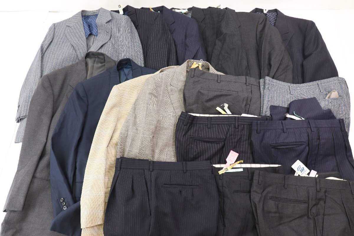 【17点】dunhill ダンヒル × DANKAN 含他 スーツ ジャケット スラックス 50S 等他 オーダー メンズ 服 まとめ売り 4527-NA_画像1