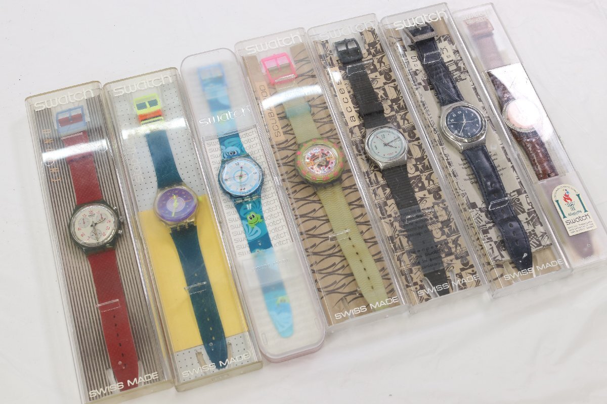 【99点】Swatch スウォッチのみ IRONY POP scuba アイロニー ポップ 等 クォーツ 自動巻き メンズ レディース 腕時計 まとめ売り 4467-HA_画像2
